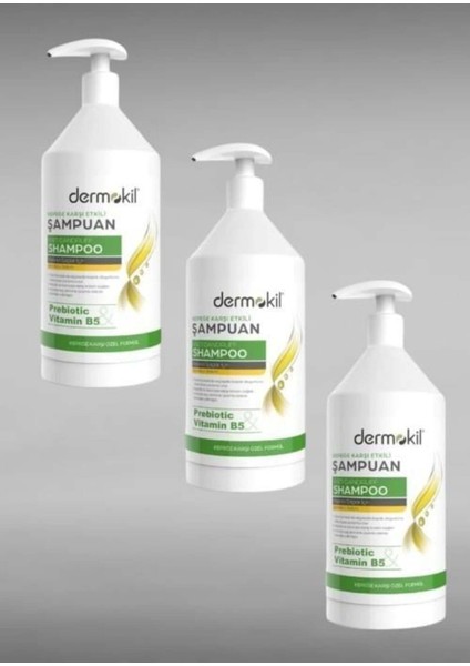 Prebiotic&Vitamin B5 Şampuan 1000 ml x 3 Adet