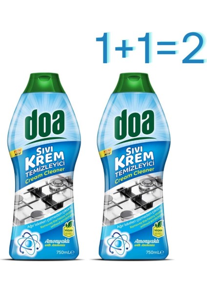 Mineralli Sıvı Krem Amonyak / 750 ml x 2 Adet