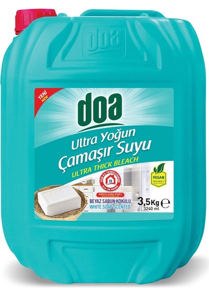 Doa Çamaşır Suyu 3.5 Lt Beyaz Sabun Kokulu