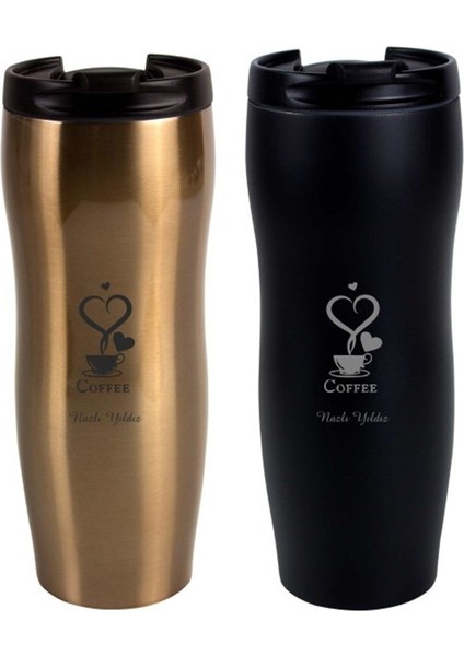 Kişiye Özel Şık 430 ml Çelik Termos - M3