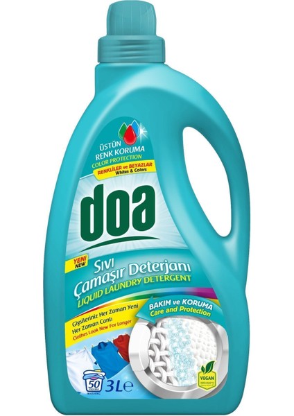 Doa Sıvı Çamaşır Deterjanı Renkliler ve Beyazlar /2700ML