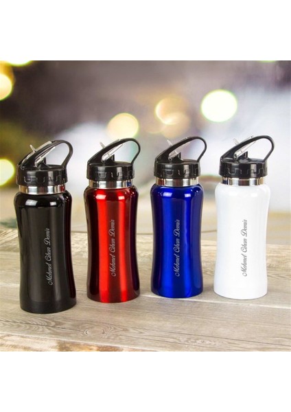 Kişiye Özel Lüks Çelik Termos Matara - 500 ml
