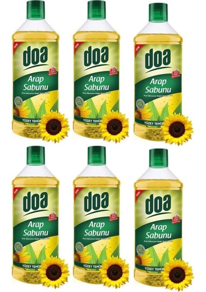 Doa Arap Sabunu 6 Adet x (1 Lt) modelleri