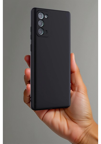 Samsung Galaxy Note 20 Kılıf First Silikon - Mürdüm Dsdrn