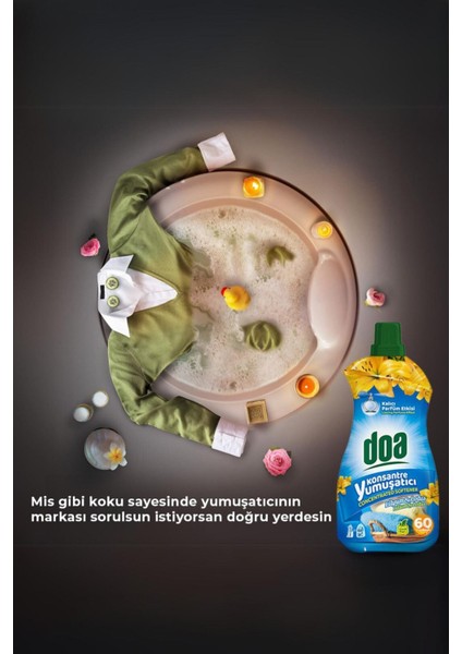 Doa Konsantre Yumuşatıcı Lilyum & Lotus 1500 ml X4 Adet fırsatları