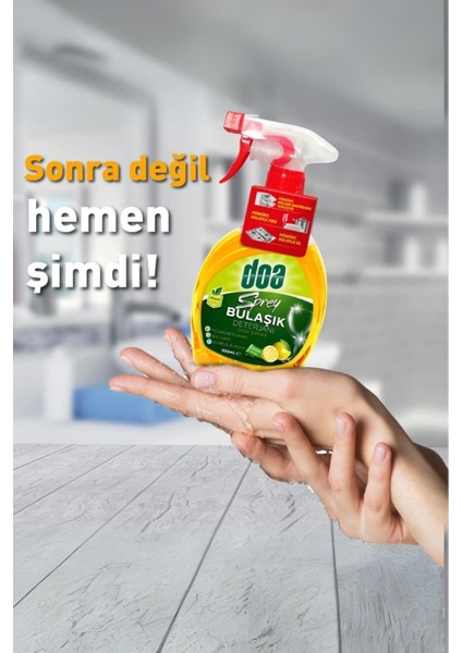 3 Kat Daha Güçlü Sprey Bulaşık Limon 500 ml X3 Adet modelleri