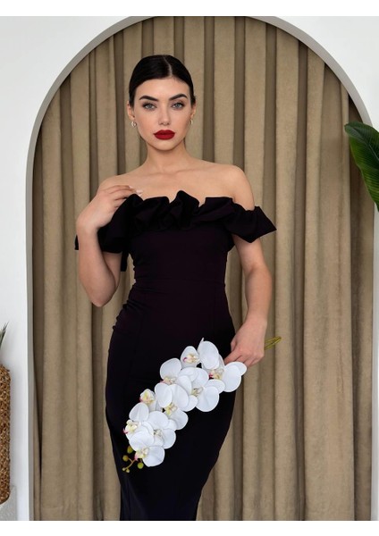 Popi Madonna Yaka Kalem Elbise modelleri