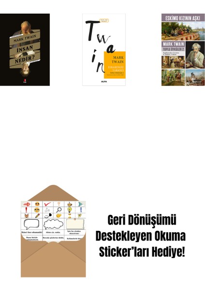 Insan Nedir? + Esrarengiz Yabancı + Eskimo Kızının Aşkı + Okuma Sticker'ları