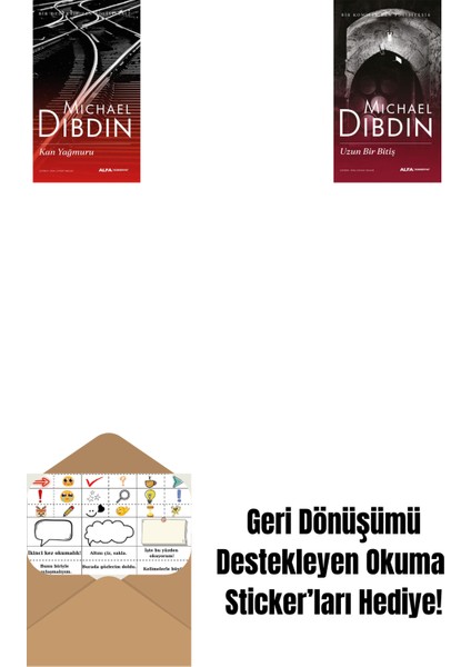 Kan Yağmuru + Uzun Bir Bitiş + Okuma Sticker'ları