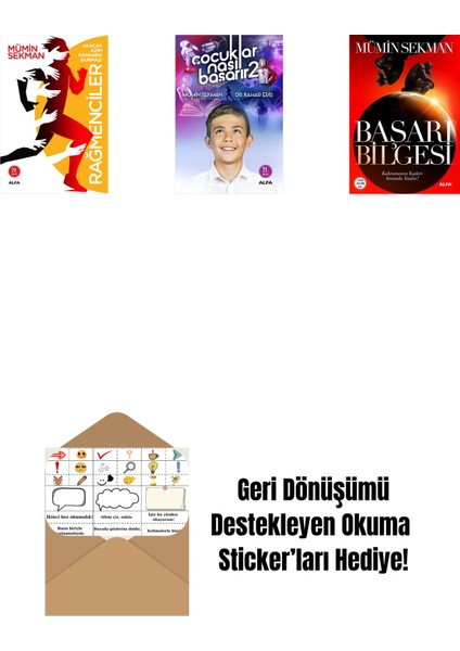 Rağmenciler - Akacak Azim Damarda Durmaz! + Çocuklar Nasıl Başarır 2 + Başarı Bilgesi + Okuma Sticker'ları