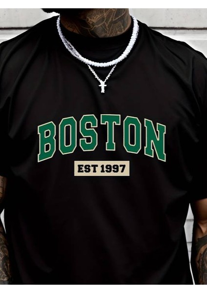 Erkek Boston Baskılı Süprem T-Shirt fiyatları