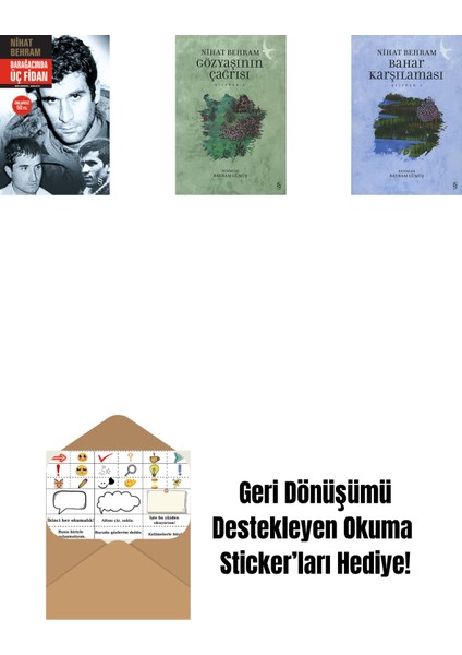 Darağacında Üç Fidan (Ciltli) + Gözyaşının Çağrısı + Bahar Karşılaması + Okuma Sticker'ları