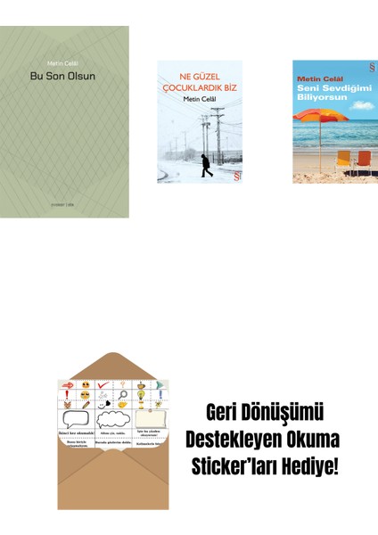 Bu Son Olsun + Ne Güzel Çocuklardık Biz + Seni Sevdiğimi Biliyorsun + Okuma Sticker'ları
