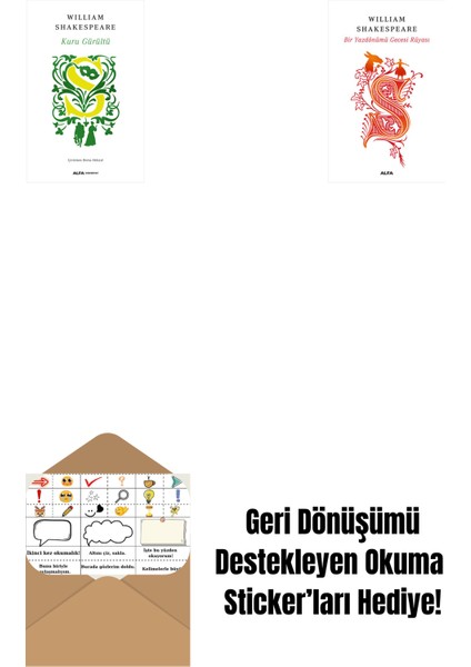 Kuru Gürültü (Ciltli) + Şirret Evcilleşmesi (Ciltli) + Okuma Sticker'ları