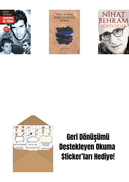 Darağacında Üç Fidan (Ciltli) + Maviyengeç Ağıdı + Dörtlükler + Okuma Sticker'ları