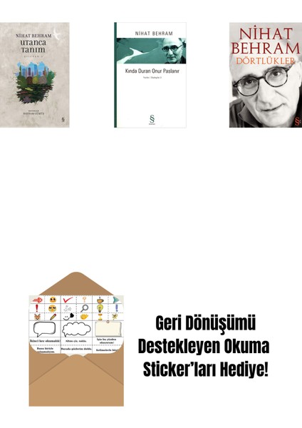 Utanca Tanım + Kında Duran Onur Paslanır + Dörtlükler + Okuma Sticker'ları