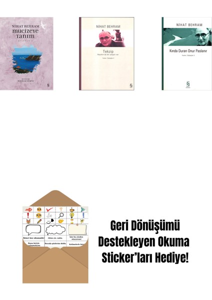 Mucizeye Tanım + Tekzip + Kında Duran Onur Paslanır + Okuma Sticker'ları
