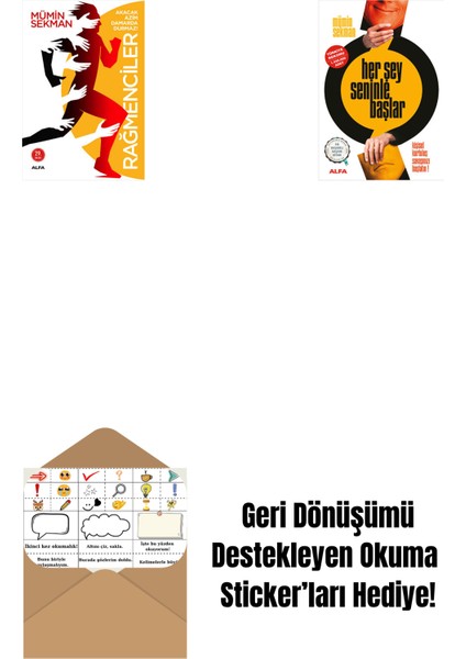 Rağmenciler - Akacak Azim Damarda Durmaz! + Her Şey Seninle Başlar + Okuma Sticker'ları
