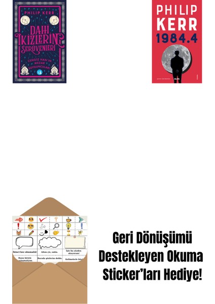 Dahi Ikizlerin Serüvenleri - Cengiz Han’ın Mezar Soyguncuları + 1984.4 + Okuma Sticker'ları