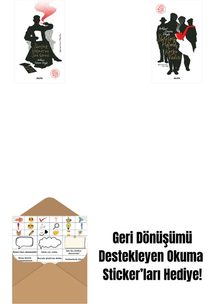 Sherlock Holmes'un Son Görevi + Sherlock Holmes - Korku Vadisi + Okuma Sticker'ları