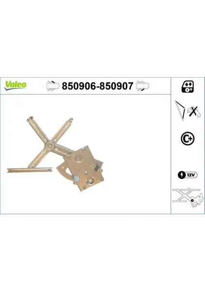 Cam Mekanızması Elektrıklı On Sol Vectra C 1,6 / 1,8 / 1,9 / 2,0 02