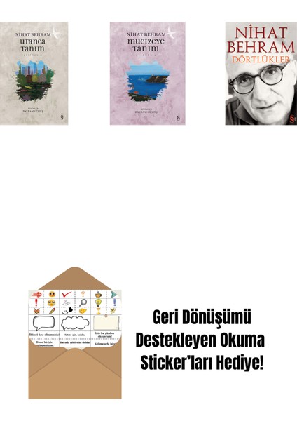 Utanca Tanım + Mucizeye Tanım + Dörtlükler + Okuma Sticker'ları