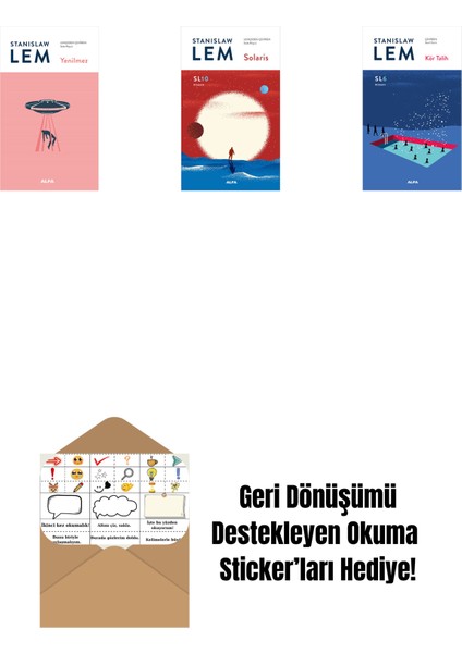 Yenilmez + Solaris - SL10 (Ciltli) + Kör Talih (Sl6) + Okuma Sticker'ları