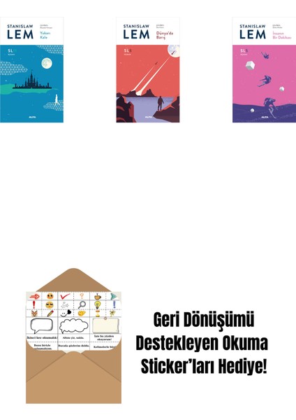 Yukarı Kale (SL11) + Dünya’da Barış (Sl8) + Insanın Bir Dakikası (Sl5) + Okuma Sticker'ları