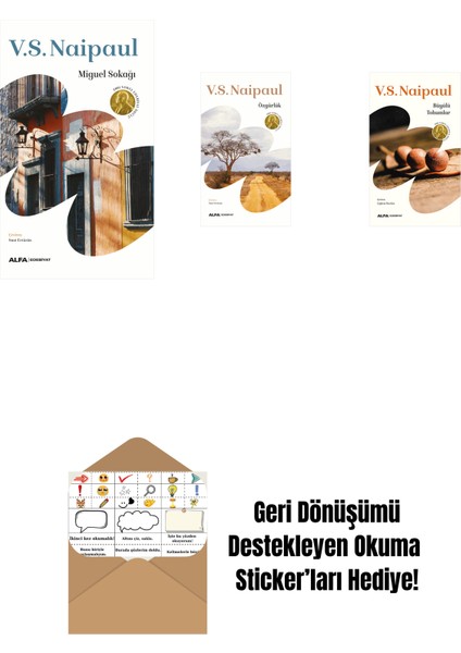 Miguel Sokağı + Özgürlük + Büyülü Tohumlar + Okuma Sticker'ları