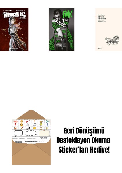 Tabancalı Kız (Ciltli) + Fink + Garanti Karantina + Okuma Sticker'ları