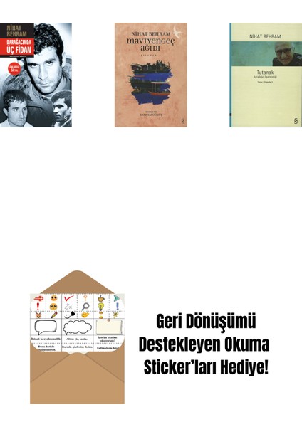 Darağacında Üç Fidan (Ciltli) + Maviyengeç Ağıdı + Tutanak + Okuma Sticker'ları