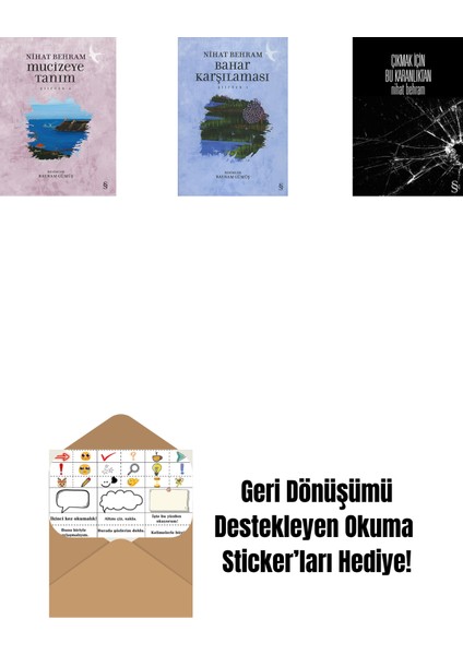 Mucizeye Tanım + Bahar Karşılaması + Çıkmak Için Bu Karanlıktan + Okuma Sticker'ları