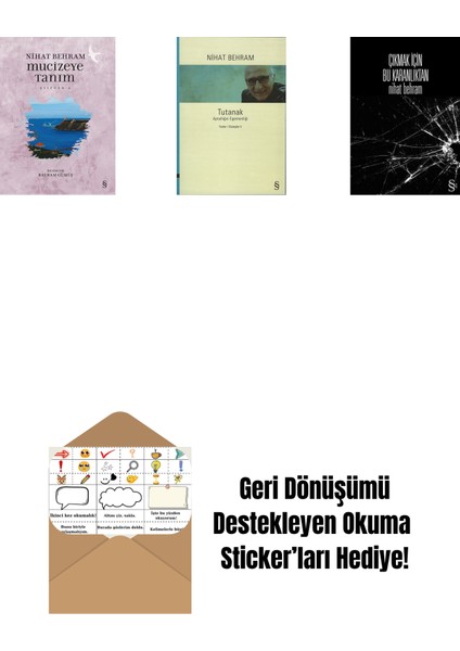 Mucizeye Tanım + Tutanak + Çıkmak Için Bu Karanlıktan + Okuma Sticker'ları