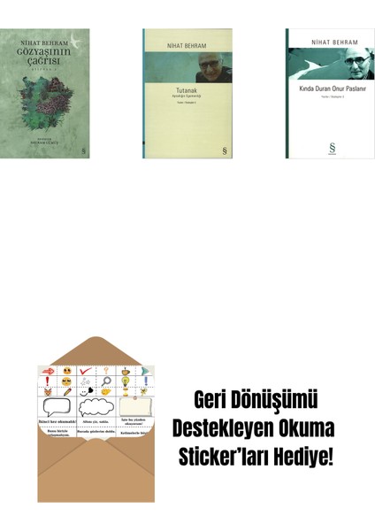 Gözyaşının Çağrısı + Tutanak + Kında Duran Onur Paslanır + Okuma Sticker'ları