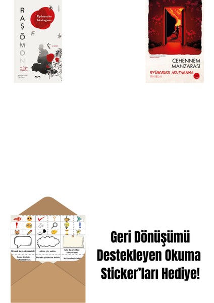 Raşōmon ve Diğer Öyküler + Kappa + Okuma Sticker'ları