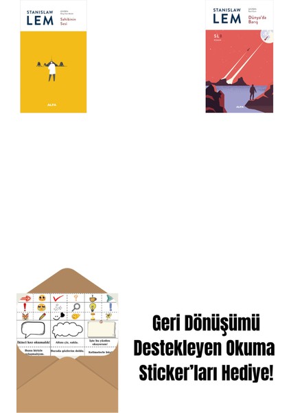 Sahibinin Sesi + Dünya’da Barış (Sl8) + Okuma Sticker'ları