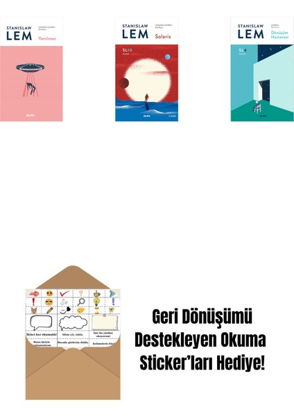 Yenilmez + Solaris (SL10) + Dönüşüm Hastanesi (Sl4) + Okuma Sticker'ları