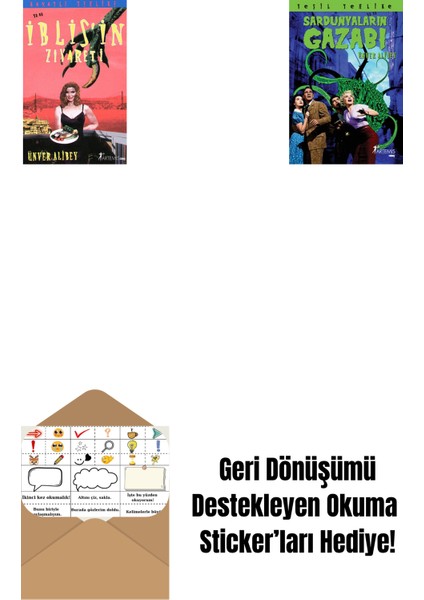 Kanatlı Tehlike Ya Da Iblis'in Ziyareti + Sardunyaların Gazabı + Okuma Sticker'ları