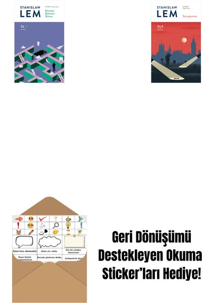 Küvette Bulunan Günce (SL14) + Soruşturma (Sl9) + Okuma Sticker'ları
