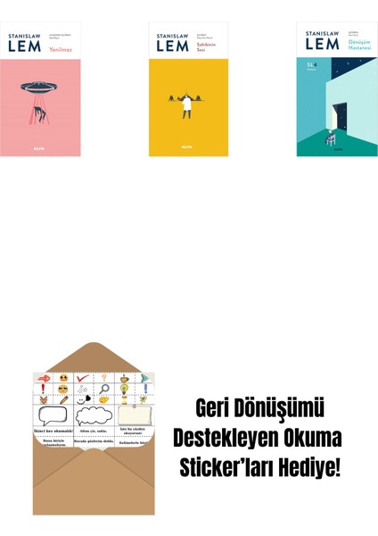 Yenilmez + Sahibinin Sesi + Dönüşüm Hastanesi (Sl4) + Okuma Sticker'ları