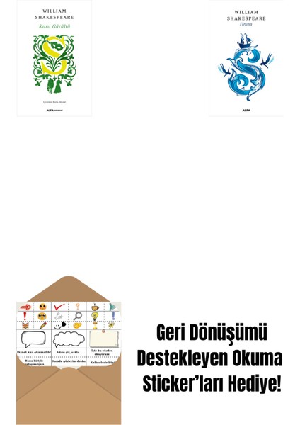 Kuru Gürültü + Bir Yazdönümü Gecesi Rüyası + Okuma Sticker'ları