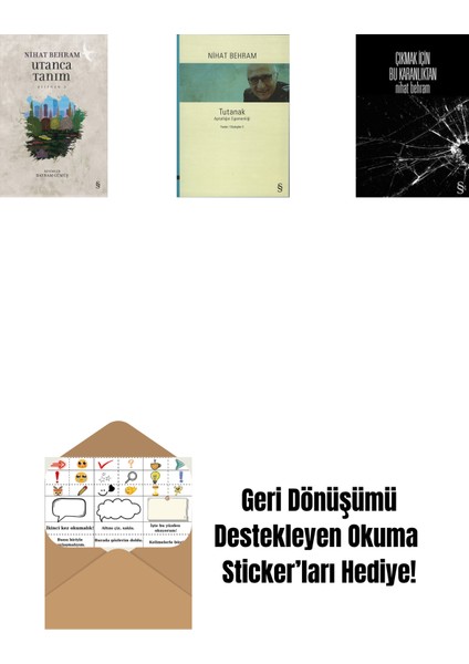 Utanca Tanım + Tutanak + Çıkmak Için Bu Karanlıktan + Okuma Sticker'ları