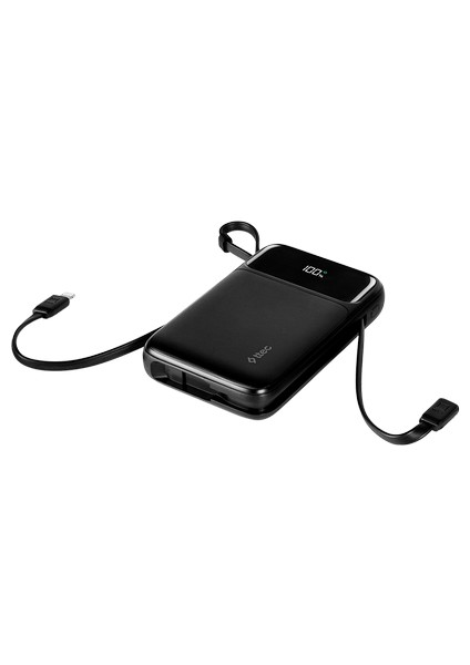 Recharger Pro LCD 10.000MAH Pd 22,5W Lightning ve Usb-C Hızlı Şarj Aleti/powerbank