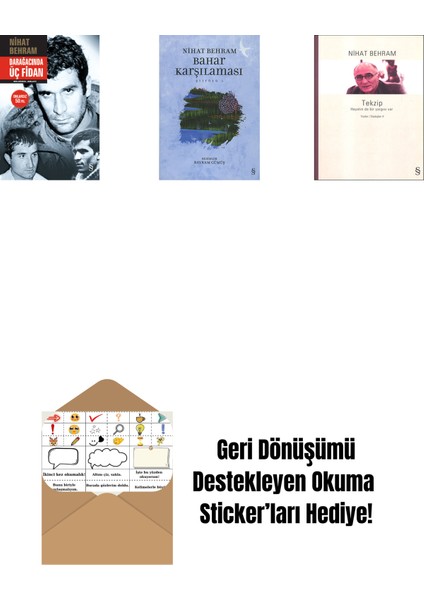 Darağacında Üç Fidan (Ciltli) + Bahar Karşılaması + Tekzip + Okuma Sticker'ları