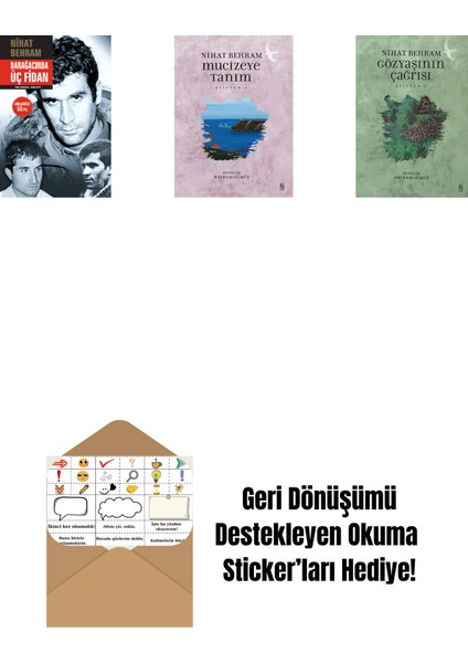 Darağacında Üç Fidan (Ciltli) + Mucizeye Tanım + Gözyaşının Çağrısı + Okuma Sticker'ları