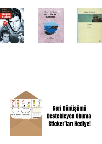 Darağacında Üç Fidan (Ciltli) + Mucizeye Tanım + Tutanak + Okuma Sticker'ları