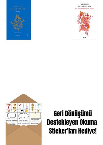 Bir Yazdönümü Gecesi Rüyası (Ciltli) + Fırtına + Okuma Sticker'ları