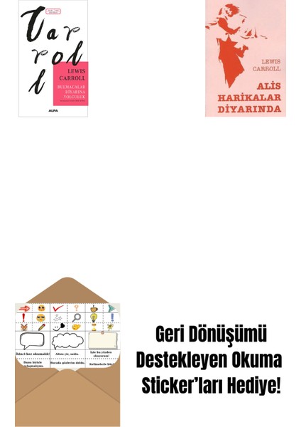 Bulmacalar Diyarına Yolculuk + Alis Harikalar Diyarında + Okuma Sticker'ları