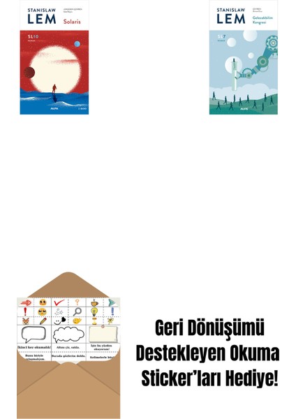 Solaris (SL10) + Gelecekbilim Kongresi (Sl7) + Okuma Sticker'ları