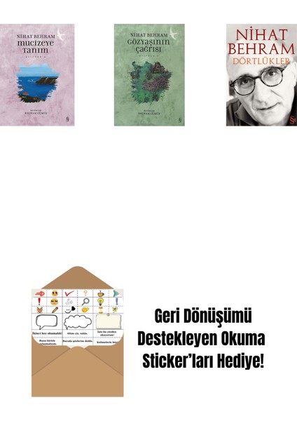 Mucizeye Tanım + Gözyaşının Çağrısı + Dörtlükler + Okuma Sticker'ları
